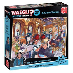 Wasgij Mystery 27 – A Close Shave! underholdende puslespil med 1000 brikker.