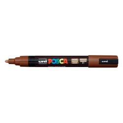 Uni POSCA PC-5M Brun 1,8-2,5 mm | Kreativ Tusche | Bakkeleg