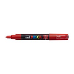 Uni POSCA PC-1M Rød 0,7-1,0 mm | Ekstra Fin Tusche | Bakkeleg