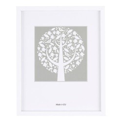 Hvid Pinjo ramme i 21 x 30 cm til billeder, plakater og A4-format.