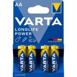 VARTA LONGLIFE AA batterier – pakke med 4 stk.