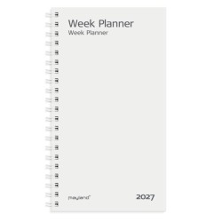 Week Planner International Refill 2027 Tværformat | Bakkeleg