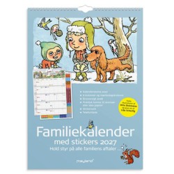 Familiekalender Otto Dickmeiss & Lilja Scherfig 2027 | Bakkeleg