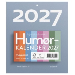 Mayland Afrivningskalender Humør 2027 | Vits & Citater | Bakkeleg
