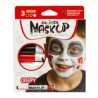 Carioca MaskUP Creepy makeupsæt med 3 store twistpenne til ansigtsmaling og trin for trin-vejledning.