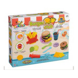 ArtKids Burger & Fries med 3 x 50 g til kreativ leg med burger og pommes frites.