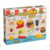 ArtKids Burger & Fries med 3 x 50 g til kreativ leg med burger og pommes frites.