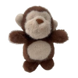 Tinka Cozy Pets mørkebrun abe – sød bamse på 18 cm.