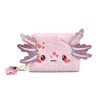 Tinka Wallet blød Axolotl pung med sødt design og glitrende detaljer.