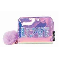 Tinka Wallet pung med dekorativt LOVE-design.