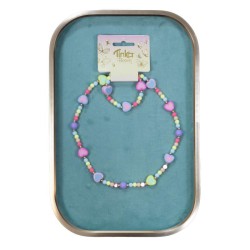 Tinka Beauty Tutti Frutti smykkesæt med perlehalskæde og armbånd.