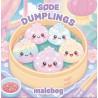 Søde Dumplings malebog med nuttede dumpling-motiver klar til farvelægning.