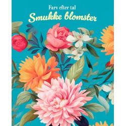Farv efter tal – Smukke blomster med mere end 30 flotte blomstermotiver og farvekoder.