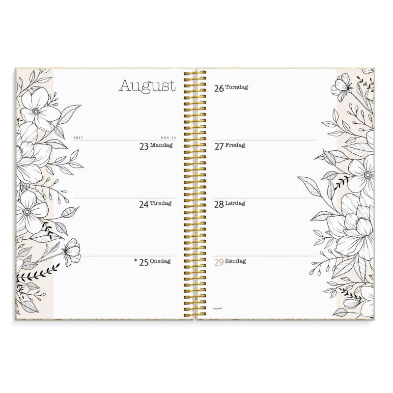 Life Planner Bloom 2027 – Kalender og planner | Bakkeleg Brædstrup