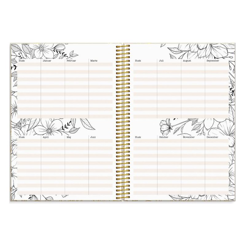 Life Planner Bloom 2027 – Kalender og planner | Bakkeleg Brædstrup