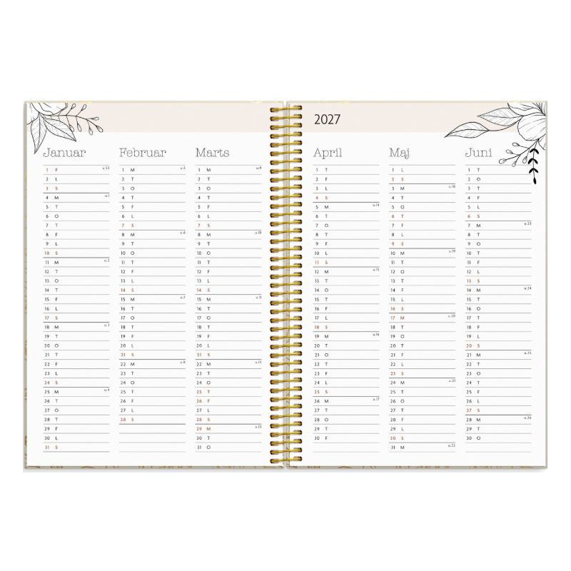 Life Planner Bloom 2027 – Kalender og planner | Bakkeleg Brædstrup