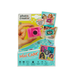 Creator Mini Digitalkamera med miniskærm, farvefiltre, nøglering og micro-SD-kort – fås i 6 varianter.