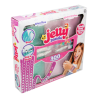 Jelly Bands Blå Hindbær & Vandmelon 2-pak med elastiske duftarmbånd og 300 perler til kreativ armbåndsdesign.