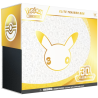 Pokémon Mega Evolution: 30th Celebration Elite Trainer Box med Nidorina, 9 booster packs, promokort og TCG-tilbehør.