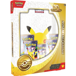 Pokémon Mega Evolution: 30th Celebration Binder Collection med 5 booster packs og 9-pocket mappe til over 360 kort.