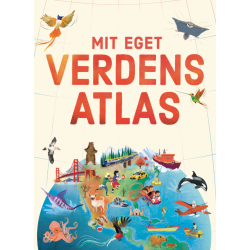 Mit eget verdensatlas – farverigt og detaljerigt billedatlas fyldt med spændende oplevelser fra hele verden.