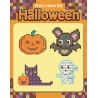 Perlemønstre: Halloween – bog med uhyggelige perlemønstre med flagermus, hekse, zombier og meget mere.