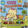 Sunny Vibes: Cozy Colouring Æske med 10 dobbelte tusser og malebog med over 40 hyggelige motiver.