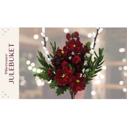 Piberenser Julebuket DIY – kreativ julehobby til at lave din egen dekorative julekrans.
