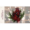 Piberenser Julebuket DIY – kreativ julehobby til at lave din egen dekorative julekrans.