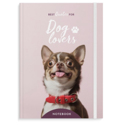 Notebook A5 Dog Lovers | Notesbog til hundeelskere | Bakkeleg