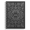 Notebook A5 Silver Flower | Burde notesbog | Bakkeleg Brædstrup