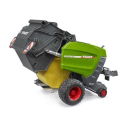 Bruder 02038 Fendt Rotana 180V rundballepresser i skala 1:16 med bevægelig pick-up og medfølgende rundballe.