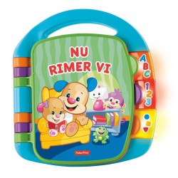 Fisher-Price Nu rimer vi – interaktiv læringsbog til små børn med rim, ord og sjove lyde.