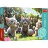 Three Kittens puslespil 60 brikker med kattekillinger | Bakkeleg