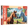 Trefl Horses in the Clearing puslespil med 200 brikker og smukt motiv af heste i naturen.