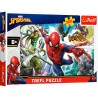 Trefl Spider-Man Born to Be a Superhero puslespil med 200 brikker og farverigt Marvel Spider-Man motiv.