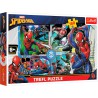 Trefl Spider-Man to the Rescue puslespil med 160 brikker og actionfyldt Marvel Spider-Man-motiv.