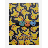 POKÉMON hardcover notesbog med silikonearmbånd, som kan bæres på armen eller bruges til at holde notesbogen lukket.