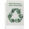 A4 Plastlommer Recycled 70 my | Præget PP, 100 stk. | Bakkeleg Brædstr