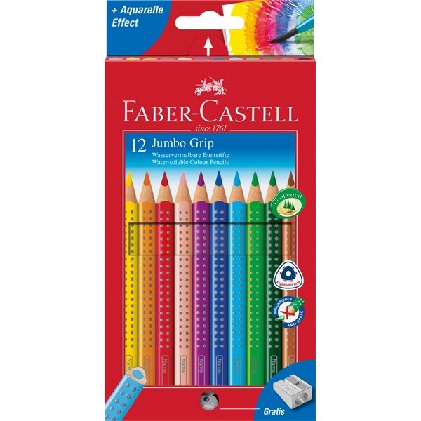 Jumbo Grip Farveblyanter  Faber Castell 110912
