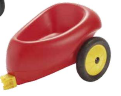 DANTOY ANHÆNGER MED GUMMIHJUL