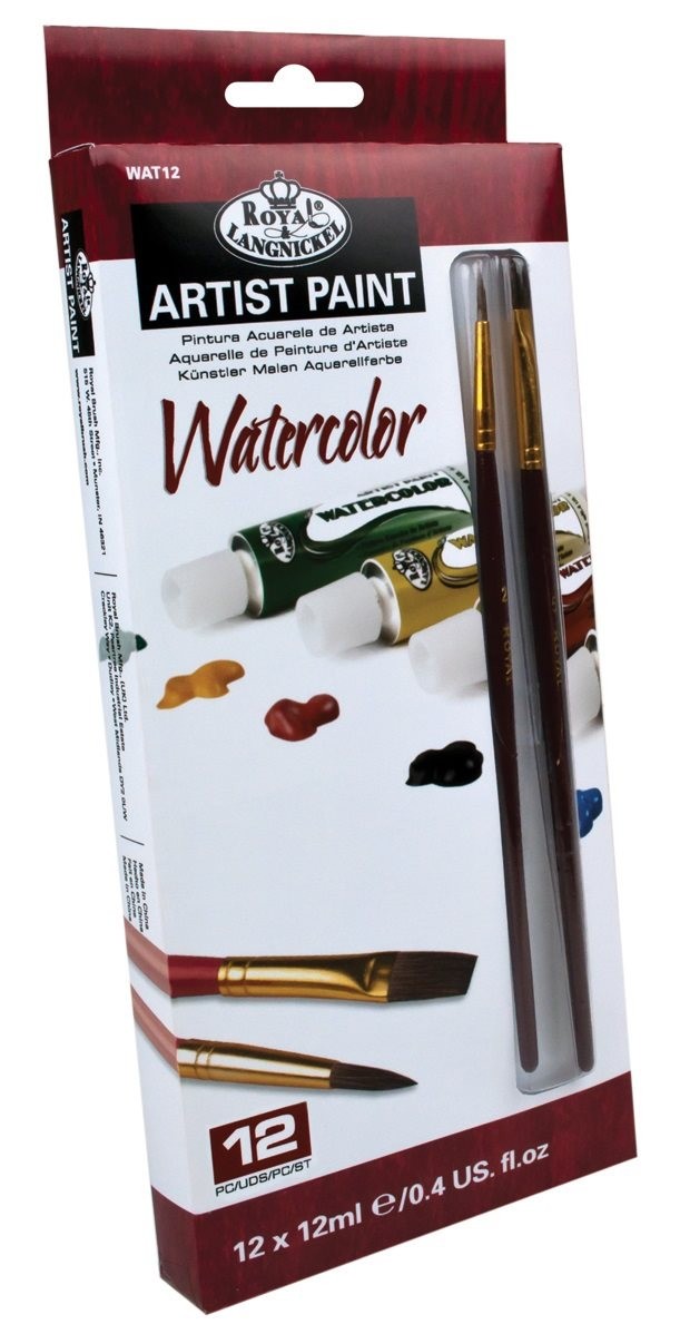 WATERCOLOUR SÆT 12 STK