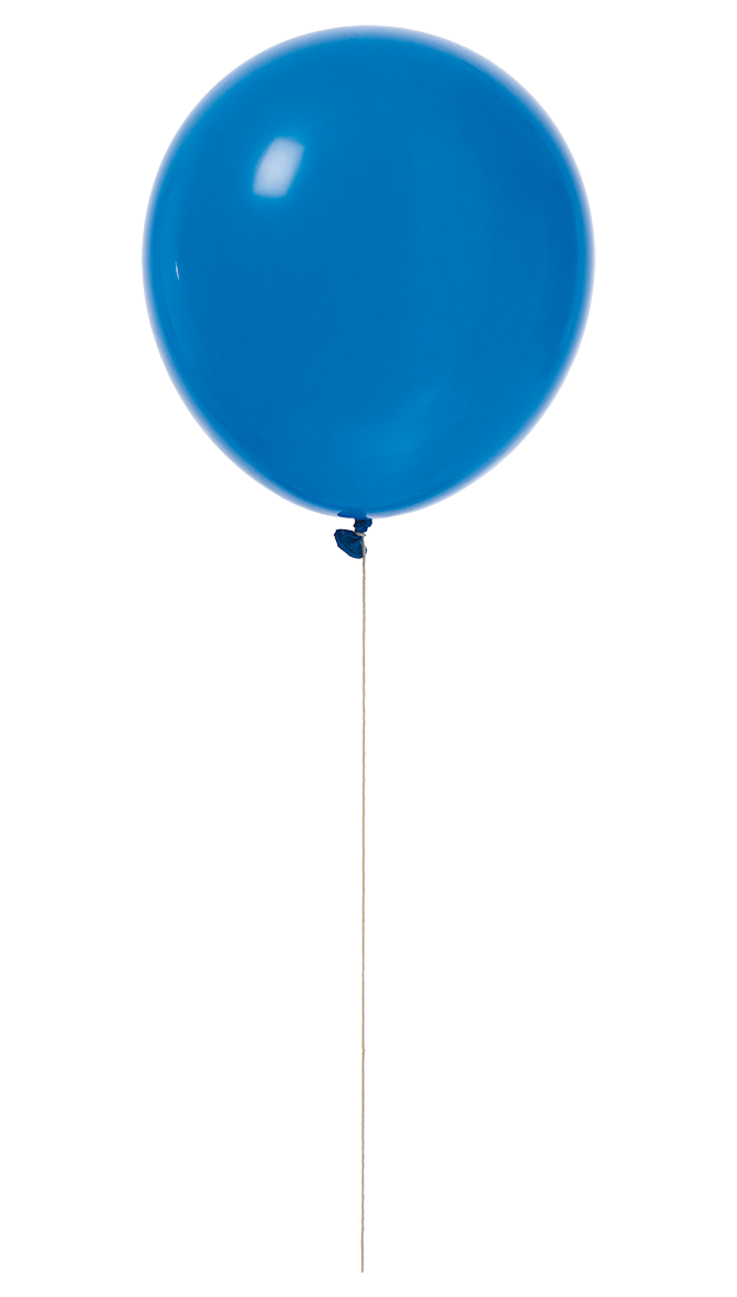 BALLON MØRKE BLÅ 10 STK