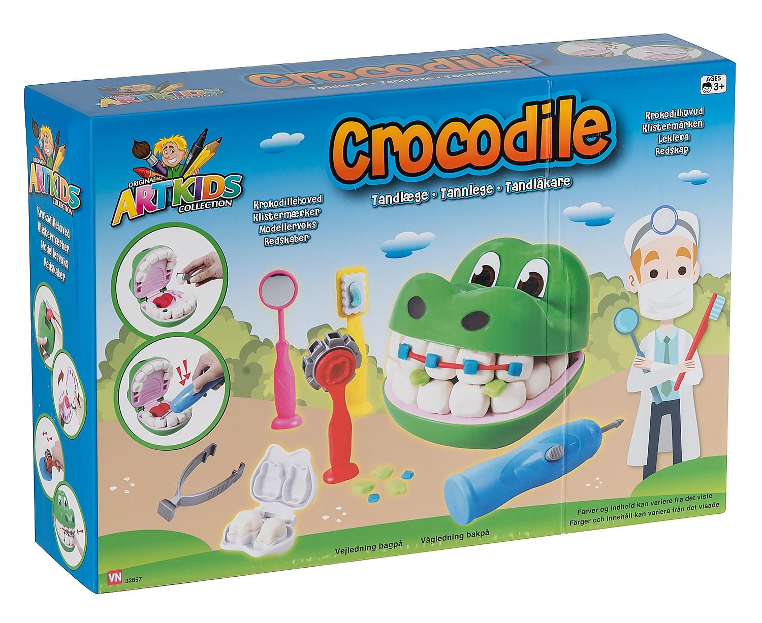KROKODILLE TANDLÆGE MODELERVOKS 32857