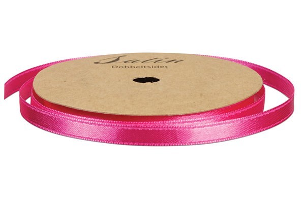 PINK SATINBÅND 6 MM 10 M