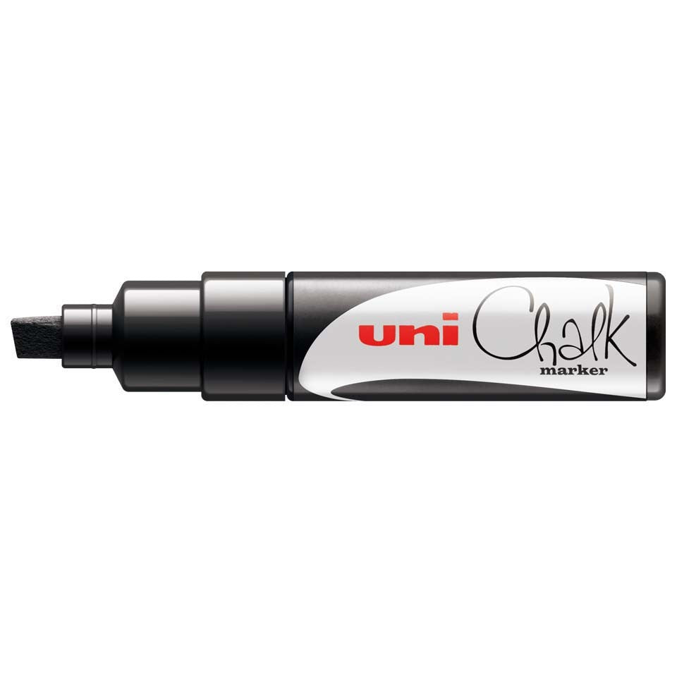 UNI CHALK MARKER 8 MM SORT