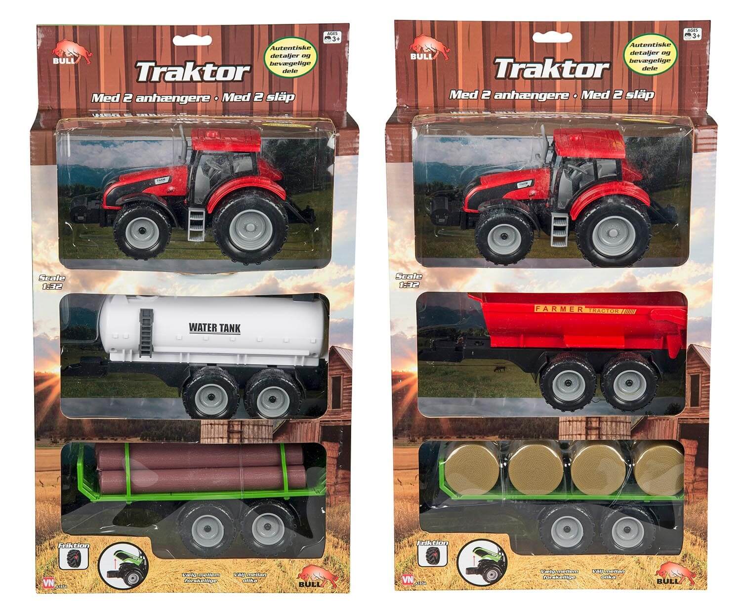BULL TRAKTOR MM TO HÆNGER 41854