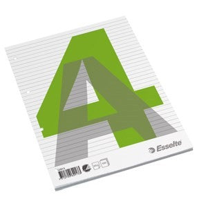 A4 LINIERET BLOK MED HULLER