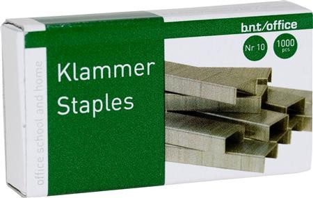 HÆFTEKLAMMER NR. 10 1000 STK