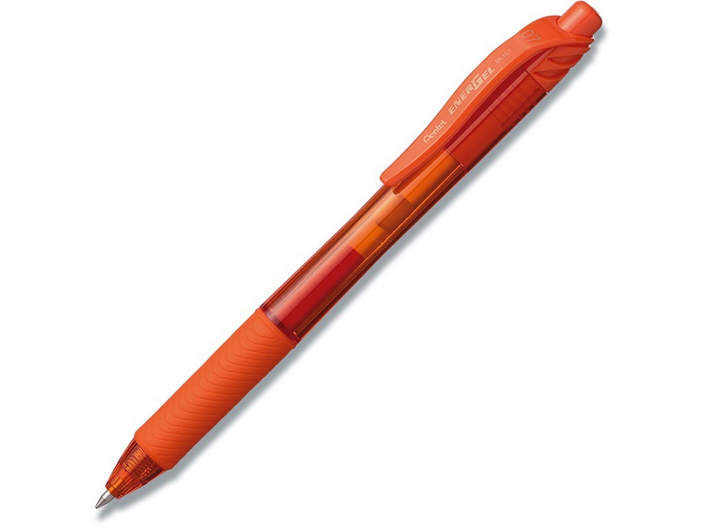 FLYDENDE GEL KUGLEPEN ORANGE